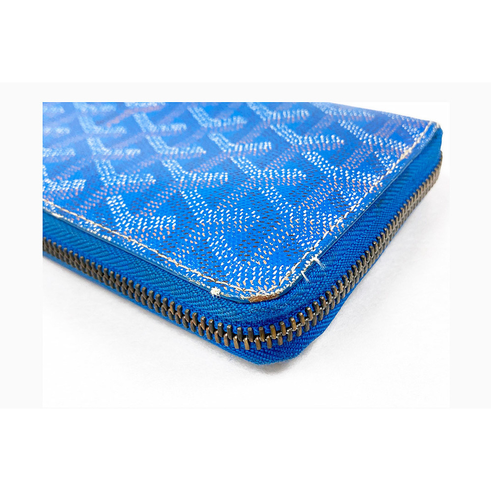 Goyard Coated Long Wallet Blue - Gem